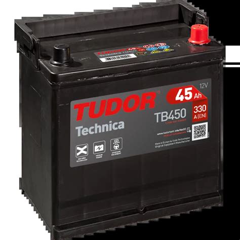 Tudor TB450. Bateria de carro Tudor 45Ah 12V